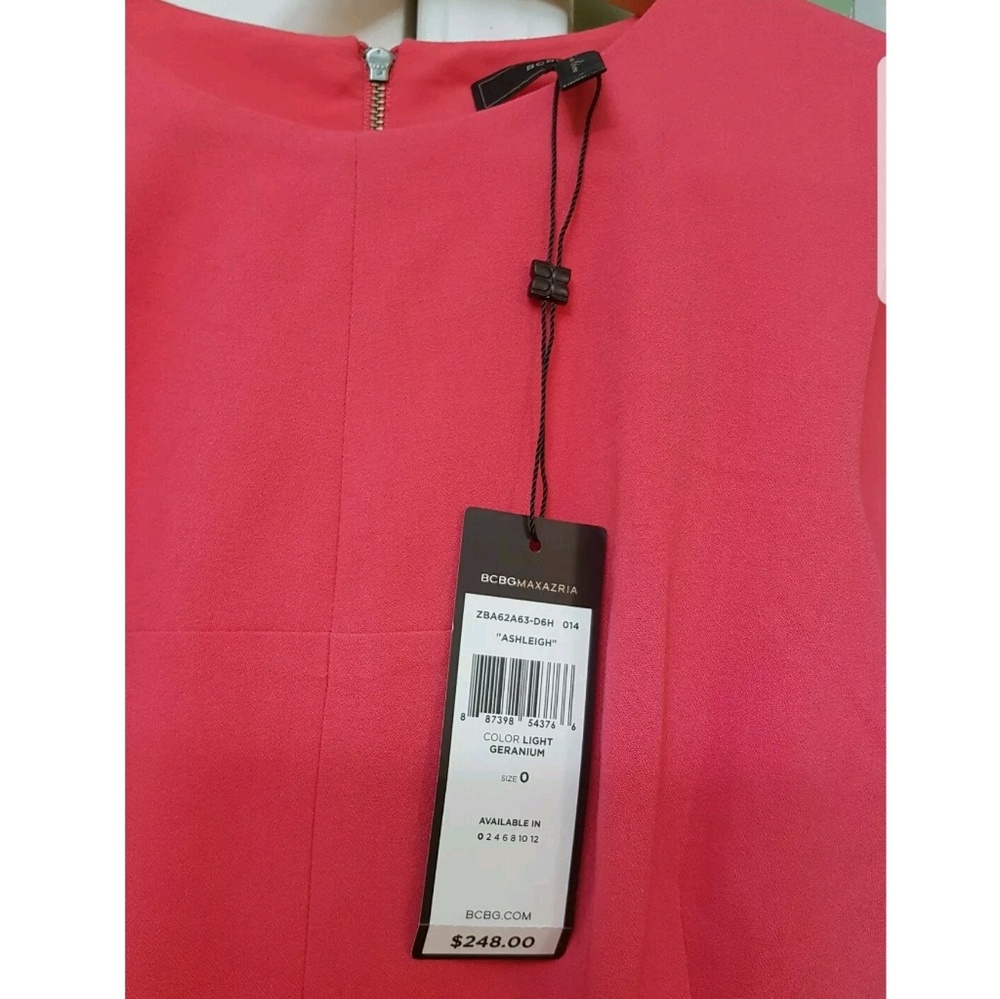 BCBGMAXAZRIA Ashleigh Sleeveless Peplum Dress - Picture 6 of 6